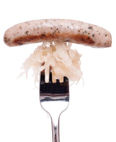 Nürnberger mit Sauerkraut Nürnberger mit Sauerkraut